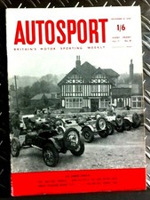 AUTOSPORT- 14/11/1958 - TRIALS