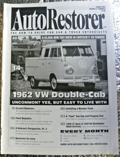 Auto restorer magazine - auto,