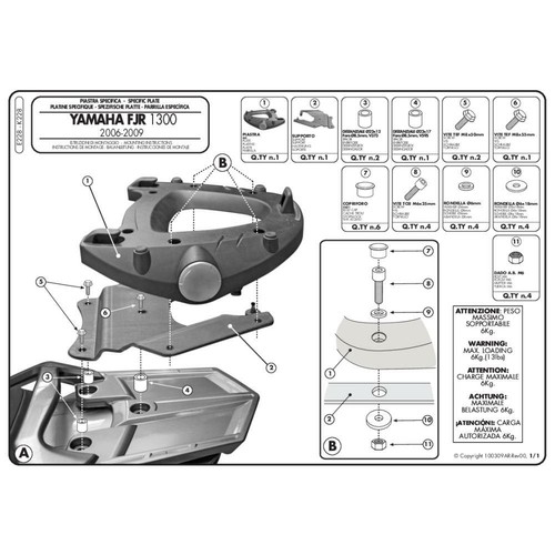 Yamaha fjr 1300 2006 2012 - yamaha,