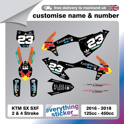 Custom ktm graphics - ktm,