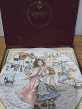 Vintage 1987 NSPCC Christmas Collector Plate with Certificate of Authenticity