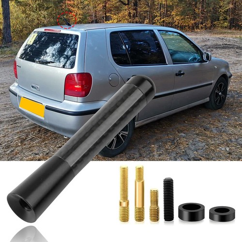 Short black car radio - car,