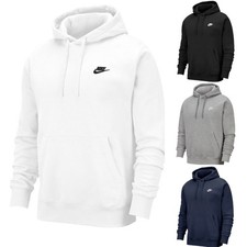 Nike Hoodie Club Mens Hooded Jumper Pullover Sweatshirt FREE UK DELIVERY