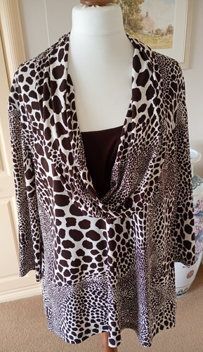 Joseph ribkoff animal print - joseph,