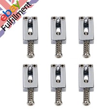 6 Pcs Bridge Tremolo Saddles Wrench Parts For Fender Strat Tele Electric Guitar