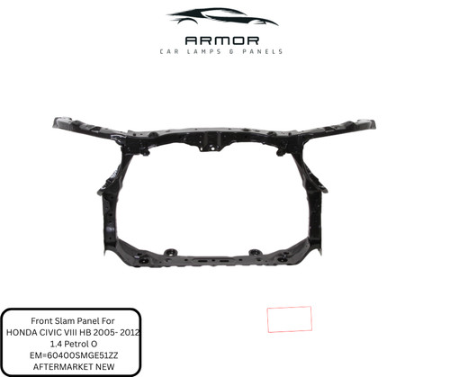 Front slam panel for - panel,