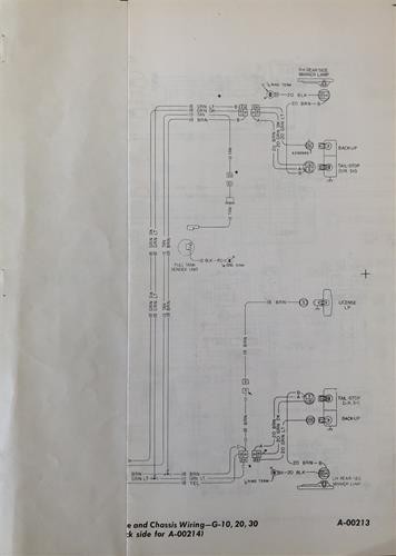 1973 chevy gmc - g, wiring