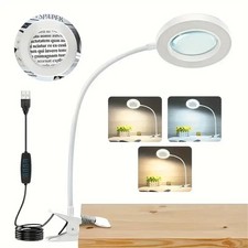 10X LED Magnifier Glass Desk