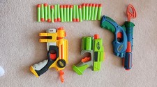 Three Nerf Guns And 20 Bullets