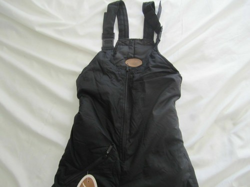 Black unisex manbi salopettes - unisex,