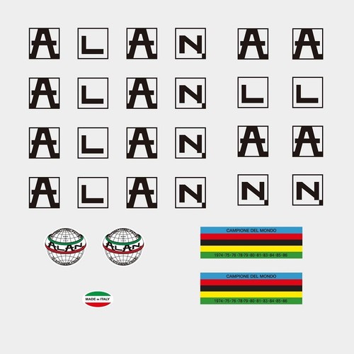 Alan 1986 bicycle frame - c.1986,