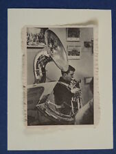 k/ handmade greetings / birthday card with SOUSAPHONE PLAYER