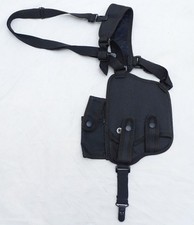 Protec Covert Harness Vest with pouches for CS Baton Cuffs Black CH04A