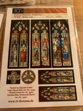 Printed diorama stained glass
