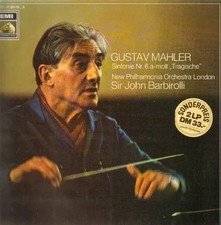 2xLP Mahler Sinfonie Nr. 6 A-Moll Tragische NEAR MINT His Masters Voice