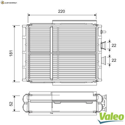 Heat exchanger interior heater - heat,