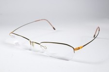 Silhouette Eyeglasses 6578 40 6057 Womens Yellow Semi-Rimless Titanium Frames
