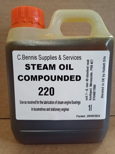 Compounded steam oil 220 for - steam,