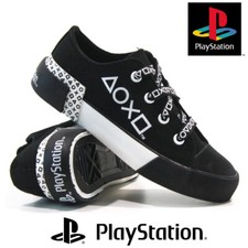 BOYS KIDS GIRLS PLAYSTATION PLIMSOLLS CASUAL CANVAS PUMPS TRAINERS SHOES SIZE 