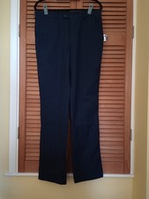 David Luke Navy Pinstriped Trousers 34W 34L