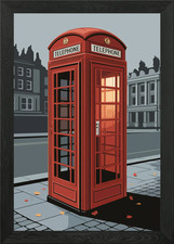 Red telephone booth london - telephone,