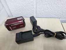 JVC Everio GZ-MG330REK Handheld High Definition HDD Camcorder Red + Charger