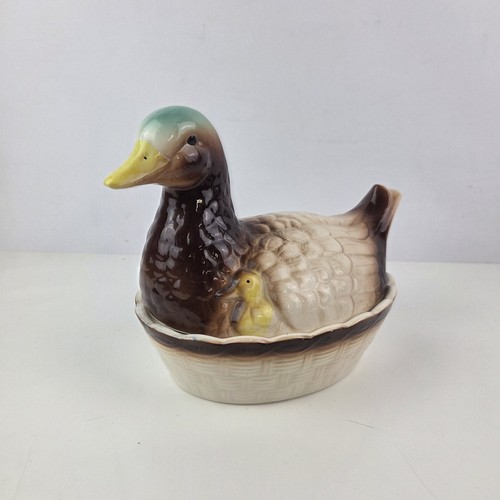 Vintage ceramic mallard - mallard, duck