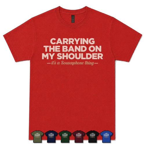 Carrying the band - carrying,