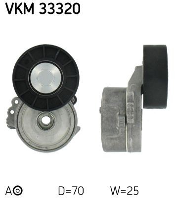 Belt tensioner ribbed - belt,