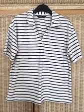 F&F White/Navy Stripe