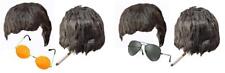 Adults Manchester Britpop Brothers Liam & Noel Rock Band Fancy Dress Wig Set