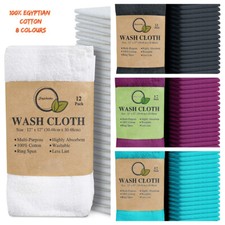 12X Cotton Face Cloths