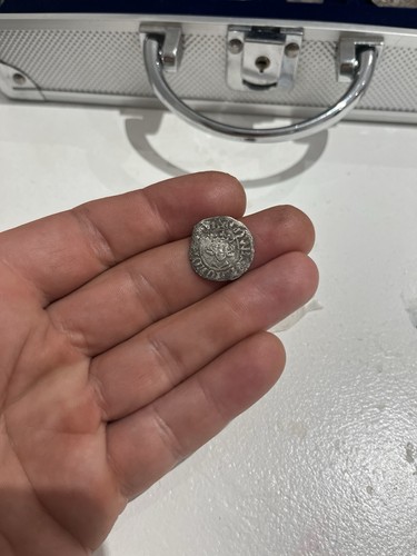 Hammered silver coin - hammered,