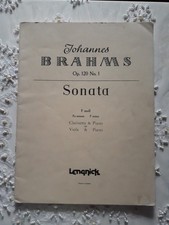 J.  BRAHMS Op.139 No 1 SONATA