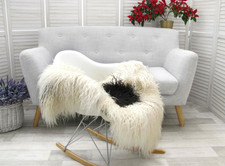 CURLY MONGOLIAN SHEEPSKIN RUG