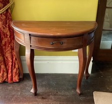 Half moon Indonesian hardwood