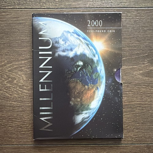 Millennium 2000 five pound - millennium,