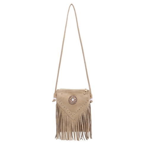 Tassels crossbody bag western - tassels,