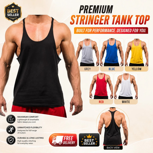 Mens gym vest - mens,