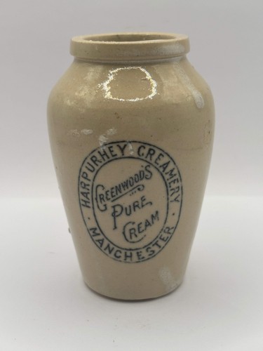 Old advertising cream pot