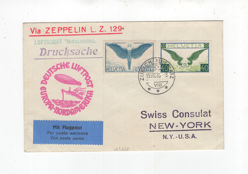 1936 switzerland zeppelin - switzerland,