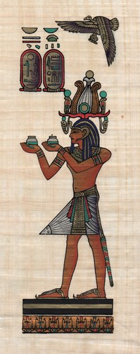 Egyptian papyrus art - egyptian,