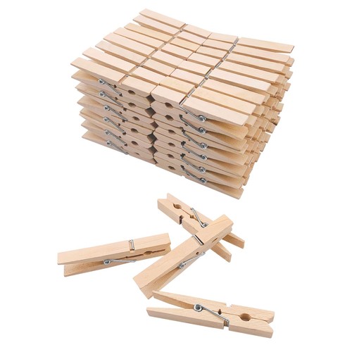 Wooden clothes pins 100 pack - pins,,
