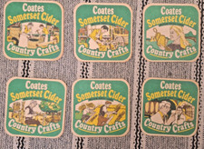 Set of 6 Rare 1960s "Coates