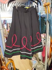 Vintage Style Mexican Swing Skirt Handmade Size 6
