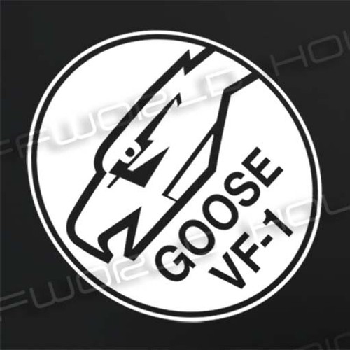 Top gun sticker goose decal - goose,