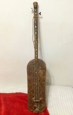 Rare GUIMBRI Traditional 3 Strings Acoustic Bass Guitar w/ pickup - GNAWA TRANCE