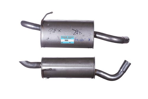 Exhaust silencer tail pipe - silencer, for
