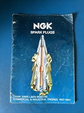 NGK SPARK PLUGS CHAIN SAWS LAWN MOWERS COMMERCIAL 1983-84 PARTS CATALOGUE