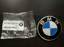 2 x BMW Bonnet Badge 82mm Fits